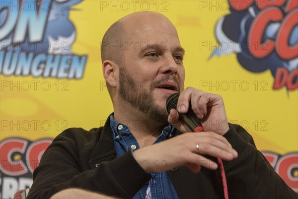FRANKFURT, GERMANY, MAY 6th 2018: Tobias Müller (*1979, voice actor, german voice of Jonah Hill,
