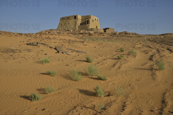 Throne room, former church, then a mosque, Old Dongola, capital of the Nubian Christian kingdom of