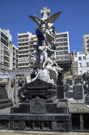 Monumental grave in the cemetery of Recoleta, Buenos Aires, Argentina, South America