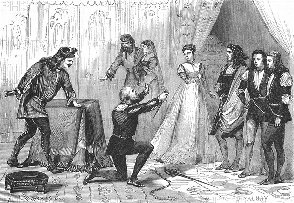 The Orphans of Venice, Theatre de la gaite, 1869, France, Historic, digitally restored reproduction
