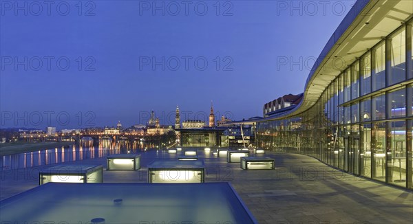 View of Dresden's old town from the congress centre