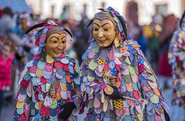 Spättlehansel on the carnival procession, Big Fasendumzug, Alemannic Fasnacht, Gengenbach,