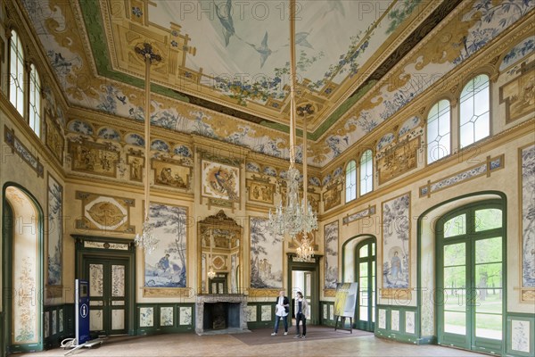 (Copyright © Sylvio Dittrich +49 1772156417) Bergpalais Schloss Pillnitz, with chinoiserie painting