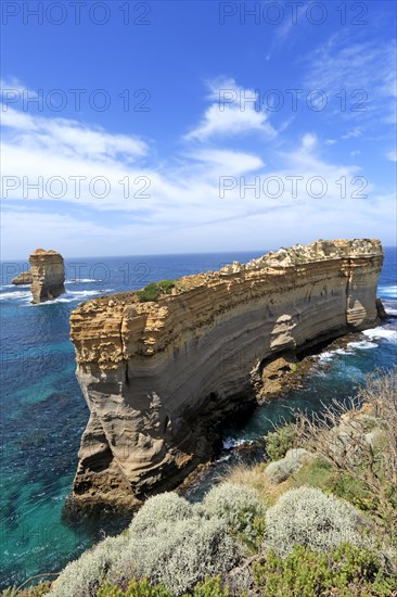 Rocky coast, Great Ocean Road, Port Campbell National Park, Victoria, Australia, Razorback, Oceania