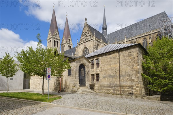 St. Stephanus and Sixtus Cathedral, Halberstadt, Harz Mountains, Saxony-Anhalt, Germany, Europe