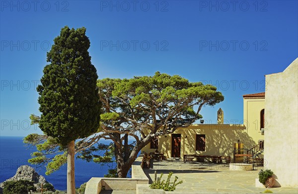 Preveli Monastery, Sea View, South Coast Crete, Greece, Europe