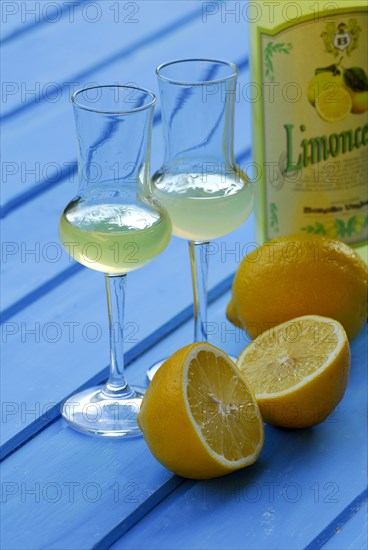Limoncello, lemon liqueur, Italy, Europe