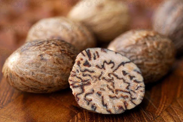 Nutmegs ( Myristica fragrans)