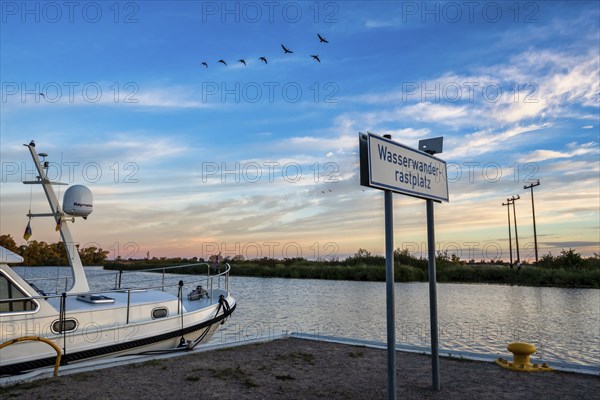 Wasserwanderrastplatz Anklam, Mecklenburg-Western Pomerania, Germany, Europe