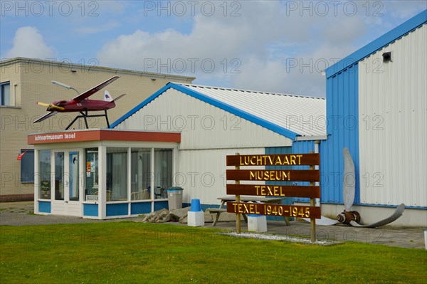 Texel Airport, Aviation Museum, Texel Island, North Sea, North Holland, Netherlands