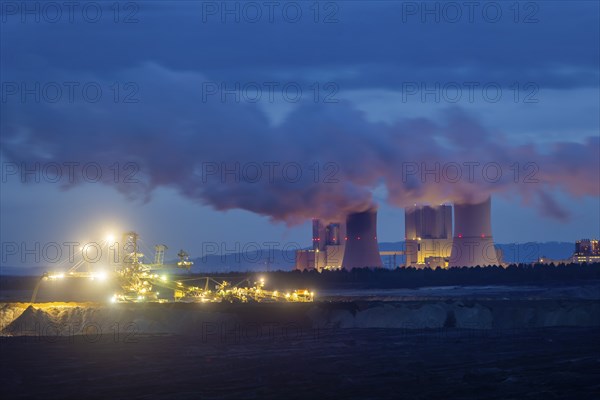 The Nochten open-cast mine (Upper Sorbian: Wochožanska jama) is an open-cast lignite mine in