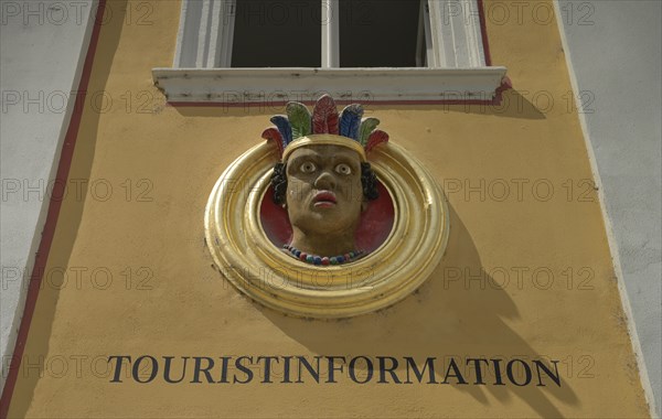 Former Mohrenapotheke, today tourist information centre, Marktplatz, Weißenfels, Saxony-Anhalt,