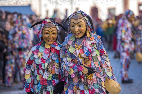Spättlehansel on the carnival procession, Big Fasendumzug, Alemannic Fasnacht, Gengenbach,