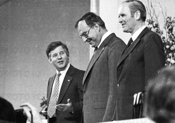 The Party Congress of the Christian Democratic Union (CDU) on 24.5.1976 in Hanover, Kurt