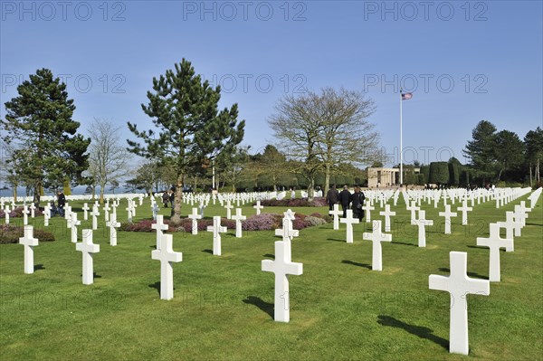The Normandy American Cemetery and Memorial is a World War II cemetery and memorial in