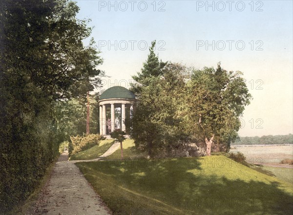 The Temple of Venus in the Park of Wörlitz, Saxony-Anhalt, Historic, digitally enhanced
