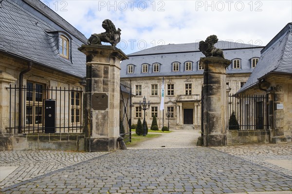 Former cathedral deanery, Domplatz, Halberstadt, Harz, Saxony-Anhalt, Germany, Europe