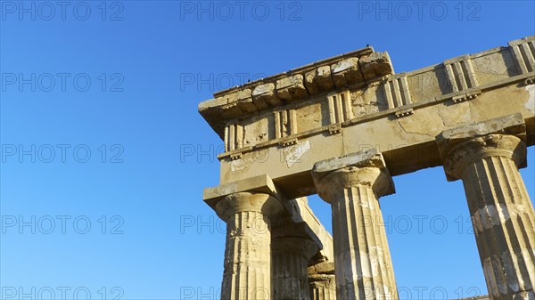 Temple E, Temple of Hera, Selinunte, Archaeological Site, Temple, Southwest Sicily, Sicily, Italy,