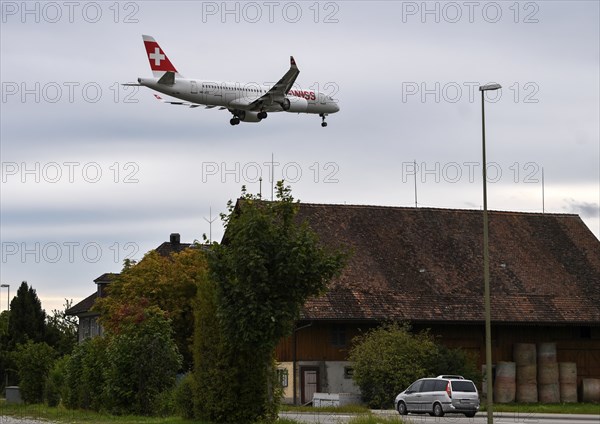 Aircraft Swiss, Bombardier A220-300, HB-JCC, Zurich Kloten, Switzerland, Europe