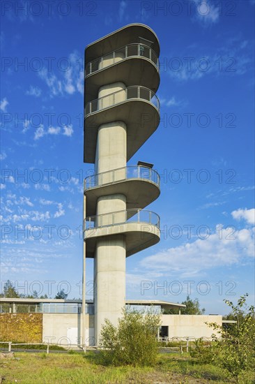 An excursion destination in Weißwasser is the observation tower at the Nochten opencast mine, known