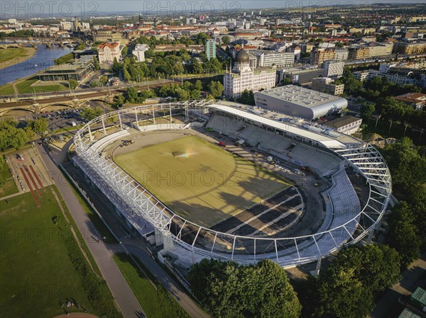 Heinz Steyer Stadium construction site