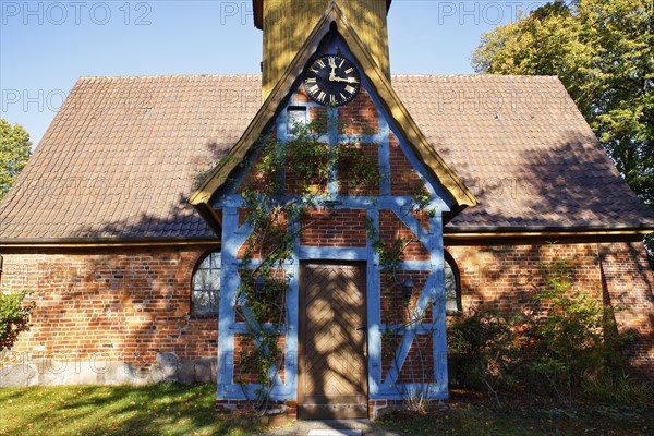 Historic St. John's Chapel, European Route of Brick Gothic, Adendorf, Lüneburg County, Lower