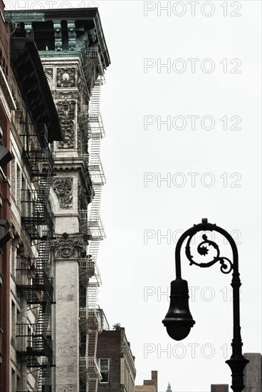 Cast Iron building, architecture, historical, fire escape, cast iron, SoHo, Manhattan, New York