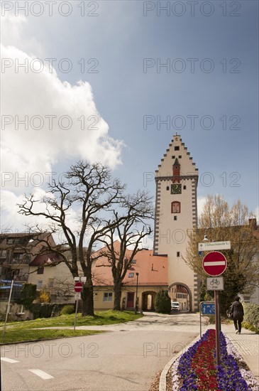 Wurzach Gate Tower, built around 1500, Bad forest lake, Baden-Württemberg, Germany, Europe