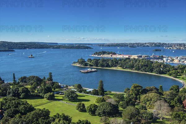 Overlook over Sydney harbour, New South Wales, Australia, Oceania