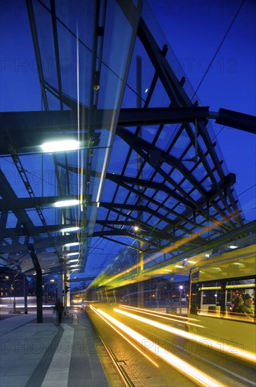 Postplatz Bus stop Schmetterling