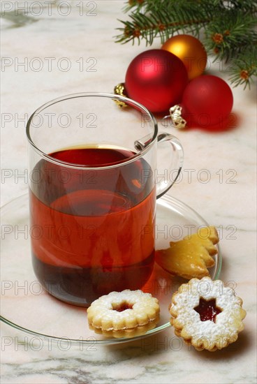 Rooibos tea, rooibos tea, tea cup, cup, cookies, biscuits, cookies, Christmas cookies