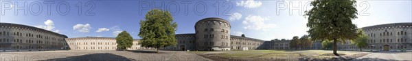 Festgungsanlage auf dem Michelsberg Ulm Innenhof Panorama Germany