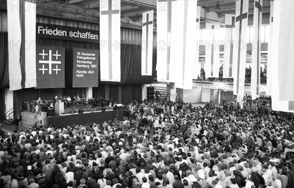 The 19th Protestant Church Congress in June 1981, Germany, Europe