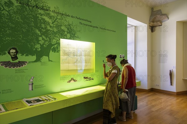 Fürts Pückler Park and Bad Muskau Castle, exhibition in the castle