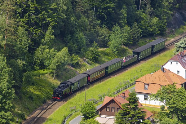 Narrow-gauge railway running from Zittau to Oybin