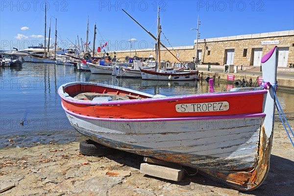 Port of Saint Tropez, Var, French Riviera, Provence-Alpes-Cote d'Azur, France, Europe