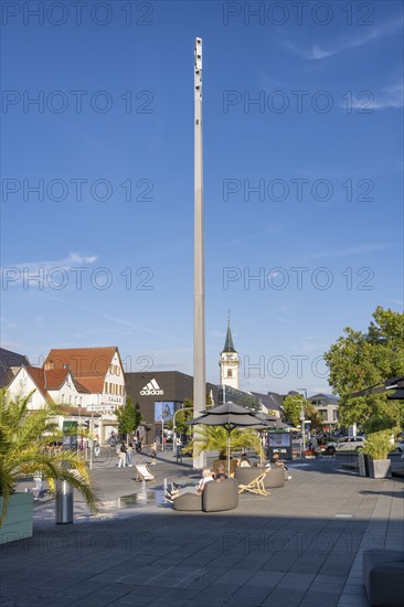 The Lindenplatz in Outletcity Metzingen, district of Reutlingen, Baden-Württemberg