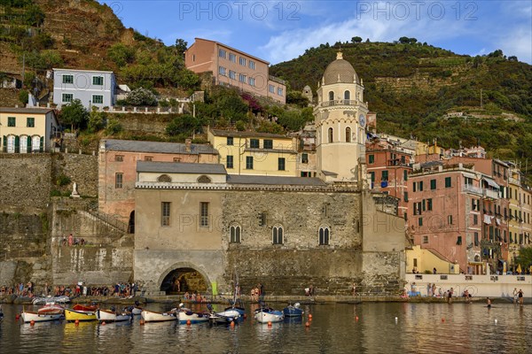Church of Santa Margherita di Antiochia, Vernazza, Cinque Terre, Province of La Spezia, Liguria,