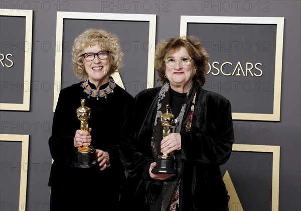 Nancy Haigh and Barbara Ling at the 92nd Academy Awards, Press Room held at the Dolby Theatre in