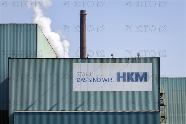 Duisburg, Ruhr area, North Rhine-Westphalia, Germany, HKM Hüttenwerk Krupp Mannesmann in Duisburg-