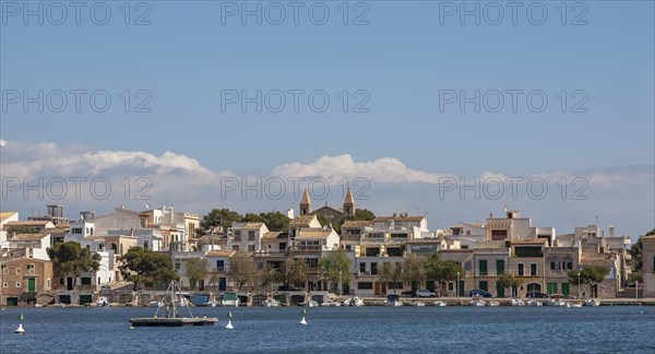 View of Portocolom, Majorca, Balearic Islands, Spain, Europe