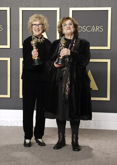Nancy Haigh and Barbara Ling at the 92nd Academy Awards, Press Room held at the Dolby Theatre in