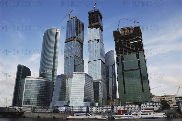Moscow city, russian centre of trade and business
