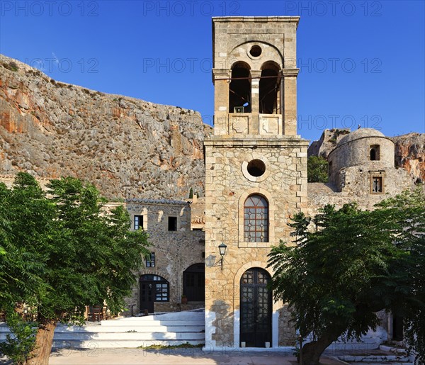 The Byzantine castle-town of Monemvasia in Greece