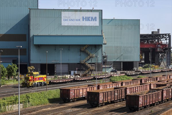 Duisburg, Ruhr area, North Rhine-Westphalia, Germany, HKM Hüttenwerk Krupp Mannesmann in