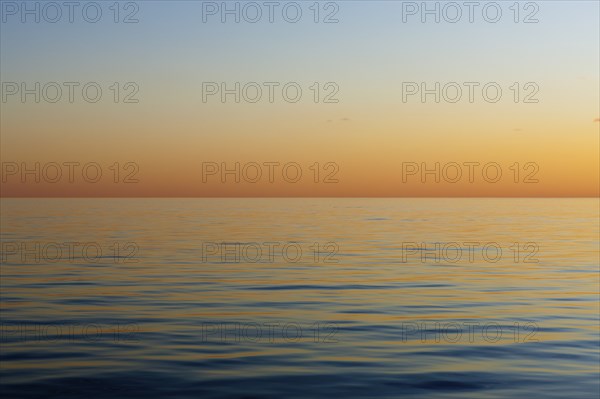 Sunset over the sea, Kai Islands, Moluccas, Indonesia, Asia