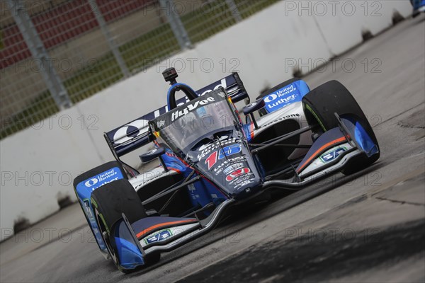 GRAHAM RAHAL (15) of New Albany, Ohio runs through the streets during the Honda Indy Toronto in