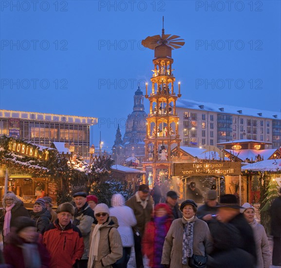 The Striezelmarkt, which has been held since 1434, is the oldest Christmas market in Germany and