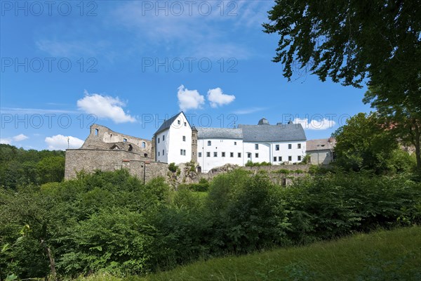 Lauenstein Castle in the Ore Mountains