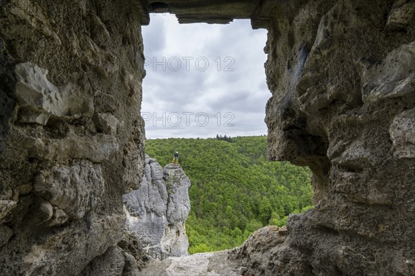 Reußenstein ruins, Swabian Alb, Baden-Württemberg, Germany, Europe